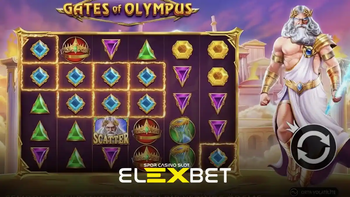 Elexbet gates of olympus oyunu